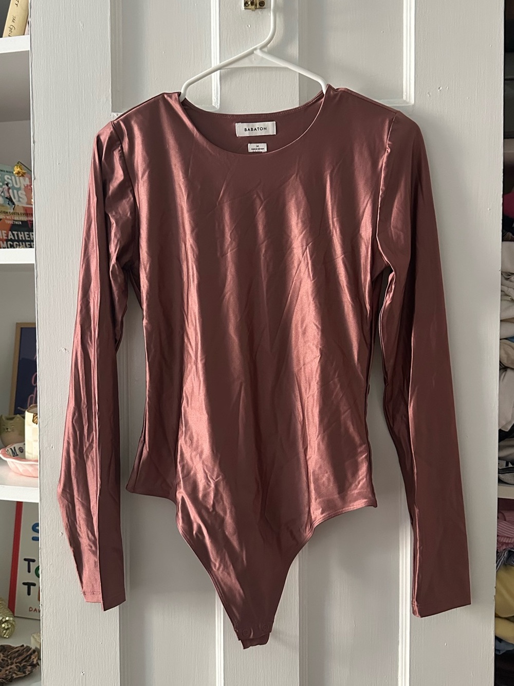 aritzia satinette bodysuit